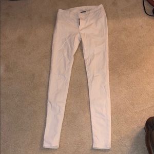 American eagle white skinny jeans